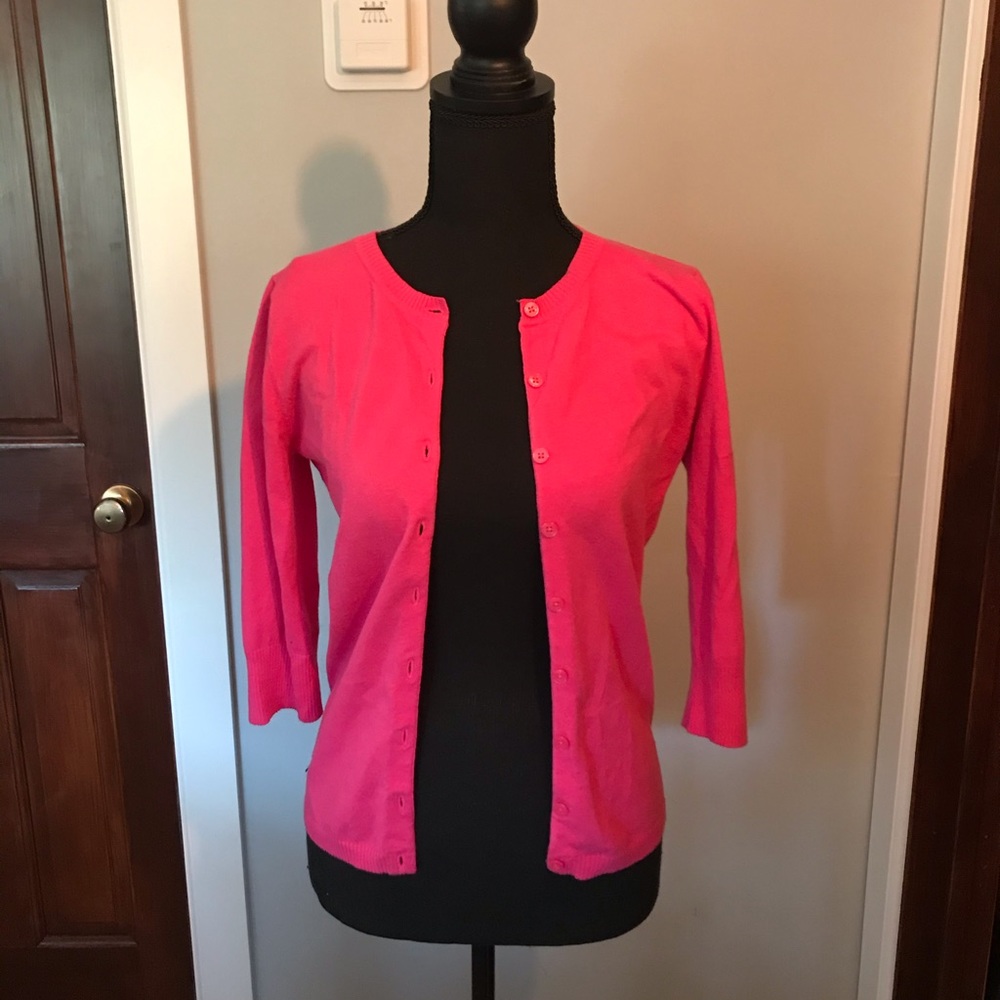 Nordstrom bp Cute Pink 3/4 Length Cardigan (M) 💕